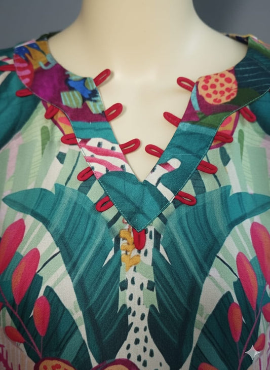 Silky Linen R-117 (2 PC STITCHED)