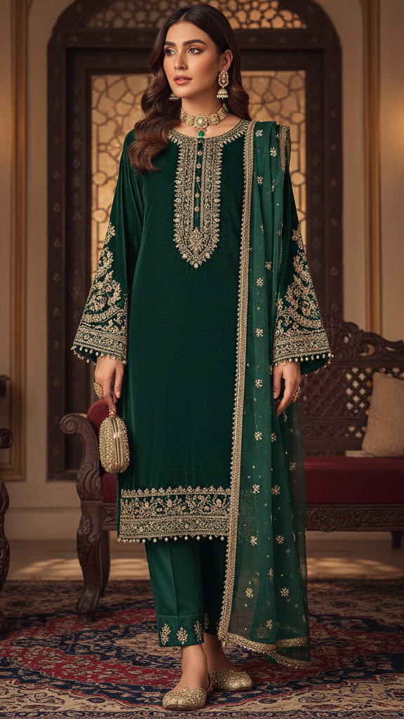 Velvet RF-107 (3 PC STITCHED)