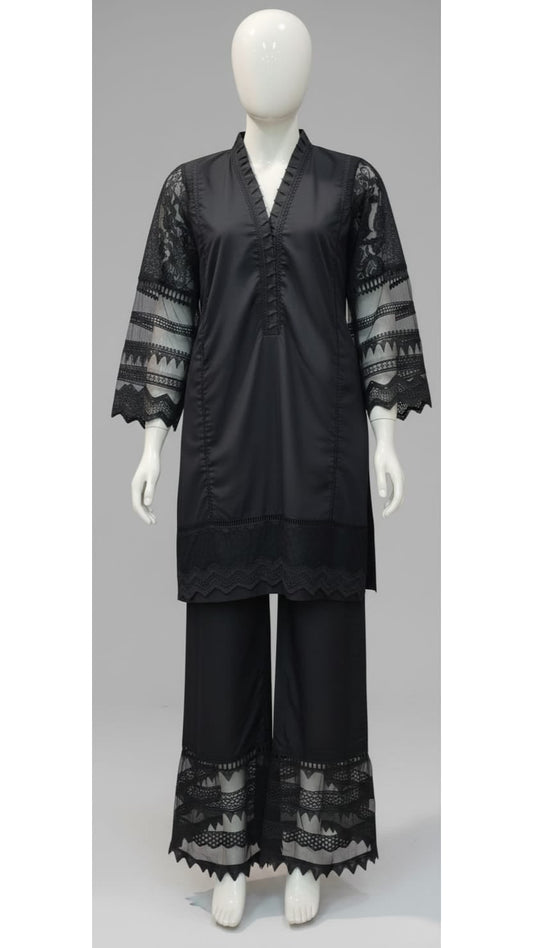 Silky Linen R-2004( 2 PC STITCHED)