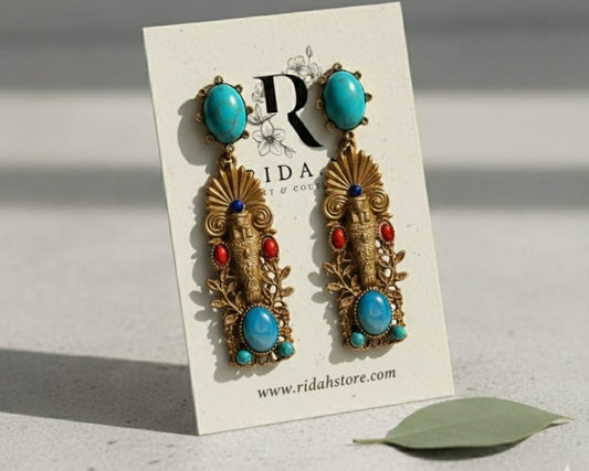 Egyptian Drop Earrings JR-104