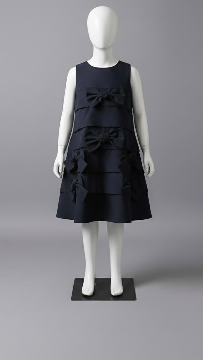 Blue Bowtie Frock RK-128